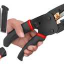 Multipurpose Heavy Duty Scissors All Purpose Utility Industrial Scissors - 6-in-1 Cutter with Safety Lock, Non-slip Handle, and Thread Trimming - Perfect for Soft Pipe, Fibre, Wood, Iron Wire, Box