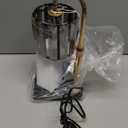 Candle Warmer Lamp with Timer, Dimmable Electric Candle Warmer Adjustable Height, Glass Modern Candles Melter Lamp, Black