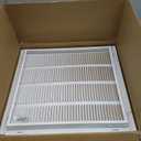 20"W x 20"H [Duct Opening Size] Steel Return Air Filter Grille - Removable Face/Door for 1 inch Filters -HVAC Vent Cover Grill - White [Outer Dimensions: 22 5/8"W X 22 5/8"H]