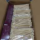 Ball End Bamboo Picks 6 Inch, 2400-Count Bulk Case, 24 Packs x 100, Decorative Appetizer Picks and Cocktail Skewers for Sliders, Sandwiches, Charcuterie and Catering