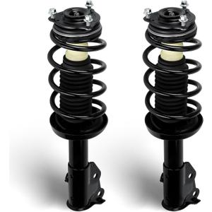Front Pair Struts w/Coil Spring Assembly Shock Absorber Fit for Honda Civic 2006-2011 DX EX LX 1.8L Coupe (Exc. Sedan and Si, Hybrid, Gx Models), Replace for 172285 172284