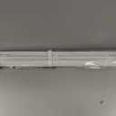 LazBlinds No Tools No Drill 1" Vinyl Mini Blinds, Cordless Blinds for Windows, Light Filtering Horizontal Window Blinds & Shades, 32" W x 72" H, White