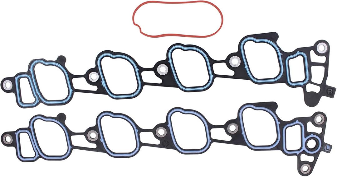MOTOKU Set of 3 Intake Manifold Gasket for Ford E-150 E-250 E-350 E-450 Excursion Expedition F-150 F-250 F-350 Super Duty
