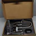 KENES Chrome Centerset Bathroom Faucet with Pull Down Sprayer, 4 Inch 2 Handle Pull Out Bathroom Faucet 3 Hole, Bathroom Sink Faucet with Pop Up Drain & Supply Lines LJ-9069-5