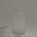 for iPhone 17 Pro Max Slim Case,Paper-Thin Transparent Finish Skin Back Case [Non Yellowing] Ultra Protective Cover with Camera Protection 6.9 Inch (Frosted White)