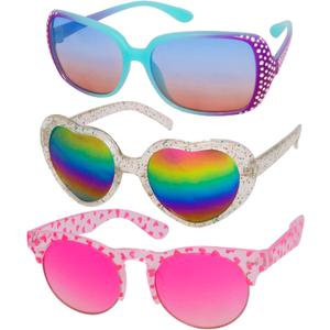 Tigerdoe Kids Sunglasses - 3 Pc Set - Polarized - UV Protection Boys & Girls Sunglasses - Beach Accessories