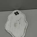 Small Decorative Tray Wood Decorative Serving Tray for Candles Perfume, Cloud Wooden Jewelry Tray Trinket Dish, Wooden Trays for Coffee Table Home Decor (Retro White)