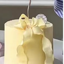 Ivory Ribbon 4Rolls Wavy Handmade Wide Ribbon for Gift Wrapping Craft Sewing 1-1/2 inch 1.5" x 40Yard Fabric Ribbon Flower Bridal Bouquets Party Wedding Decoration DIY Hair Bows Making