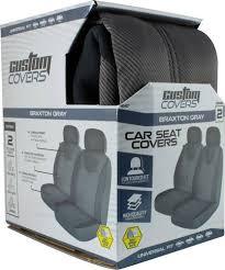 Custom Accessories Midnight Plush Black Custom Fit Car Seat Covers