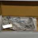 Ideal Security DX Pull Handle Replacement Set for Storm Door and Screen Door, Satin Silver