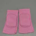JUMISEE Kids Knee Pad, Anti-Slip Padded Sponge Knee Brace Breathable Flexible Elastic Knee Support for Football Volleyball Dance Skating Basketball Sports (X-Small(4-7 Years old), Pink)