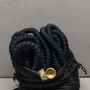 J&B XpandaHose 100ft Expandable Garden Hose – Ultra-Strong 3750D, 4-Layer Latex Core, Brass 3/4" Connectors, 10-Pattern Nozzle & Storage Bag – Lightweight, Kink-Reducing, Leak-Resistant