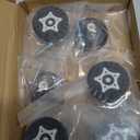 Datanly 6 Pack Cabinet Knobs Race Car Wheels Drawer Pulls with 28mm Screws Black Racing Tire Decoration for Men Home Bedroom Cupboard Kitchen Decor