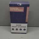 MAGZO Door Draft Stopper for Bottom of Door, 2 Pack 32 Inch Under Door Draft Stopper, Fan Shaped Under Door Gap Filler Bottom, Door Soundproofing, Grey (Gray)