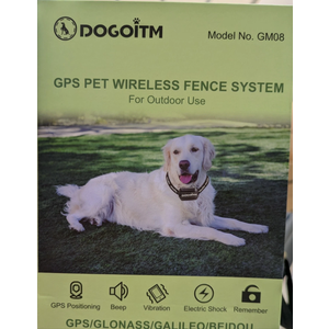 Dogoitm GPS Wireless Dog Fence System For Outdoor Use GM08