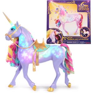 Unicorn Academy, Interactive Rainbow Light-up Wildstar with Lights, Sounds & Music, Dolls & Unicorn Toys, Gifts & Stocking Stuffers for Girls