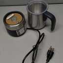 Milk Frother and Steamer [Upgraded], AMZCHEF All-in-1 Detachable Frother for Coffee 600W, Automatic Warm and Cold Foam Maker, Stainless Steel Jug, Dishwasher Safe, LED Display