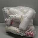 Zhehao 100 Pack 9 oz Christmas Paper Coffee Cups with Lids Disposable Paper Hot Cocoa Cups Christmas Drinkware Party Supplies for Coffee Tea Beverage(Santa Claus)