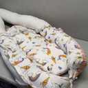 Baby Lounger for Newborn, Soft Breathable Snuggle Me Lounger Fits 0-24 Months Newborn Infant Babies (Unicorn)
