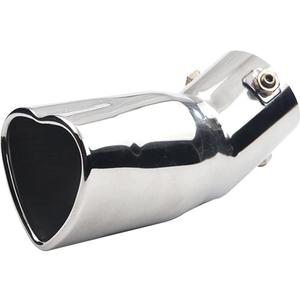 Heart-Shaped Tail Throat Exhaust Tail Pipe Exhaust Pipe Muffler Automotive Modification Accessory for Pipe Tail Throat (Style 1)