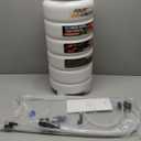 FOUR UNCLES Oil Extractor - Vacumm Fluid Extractor with Pump Tank Remover & Tubes for Oil Change and a Hose for Brake Bleeding