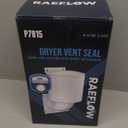 Dryer Vent Cover 4 inch with UV RESISTANT - Outdoor Dryer Vent Cover Natural Energy Saving, Dryer Vent Seal for Home Exterior (White)