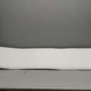 Vekkia King Bed Wedge Pillow for Headboard Gap/Bed Gap Filler/Mattress Wedge to Fill 0-6" Gap Between Headboard and Mattress (White 76"x10"x6")