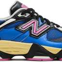 New Balance 9060 Big Kid Sneakers, Blue Oasis/ Real Pink/ Washed Amber, Size: 5 Big Kid