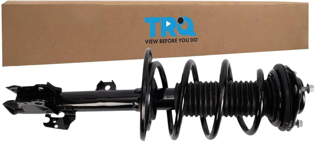 TRQ Front Right Complete Strut & Coil Spring Assembly Passenger Side Compatible with 2014-2019 Toyota Highlander