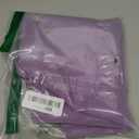 UPOPO Lilac Valance 15 inches Long Sheer Curtain Valance Living Room Bedroom Kitchen Voile Transparent Light Filtering Valance Curtain Small Short Door Window Treatment 2 Panels Rod Pocket