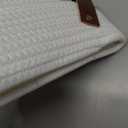 ABenkle Small Woven Basket, Mini Cotton Rope Storage Basket, Tiny White Easter Basket, Oval Decorative Toy Dog Cat Basket for Nursery, Empty Gift Baskets, 9.4" x 5.9" x 3.9" XS, White