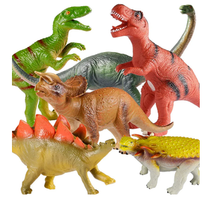 Tepsmigo Soft Dinosaur Toys for Kids 3-5, Dinosaur Toys for Kids Toddlers - 6Pack Jumbo Dinosaur Toys, Jurassic Dinosaurs T-Rex Velociraptor Triceratops..., Perfect Dinosaur Toys for Kids 3-5, 5-7