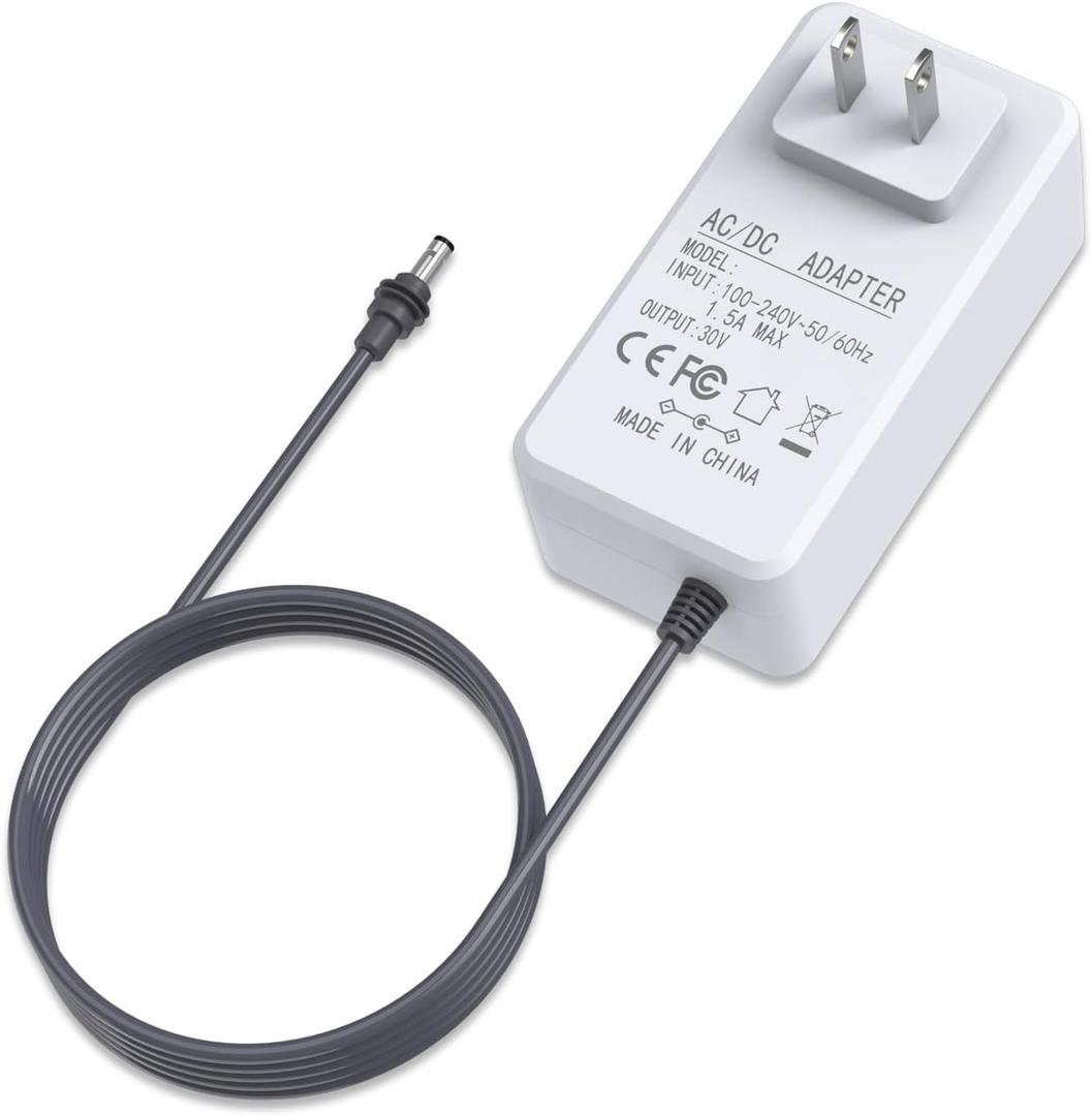 for Starlink Mini Power Adapter 30V 2A 60W Fast Charger Replacement for Starlink Mini Satellite Dish Accessories, with 4.6FT Weatherproof Cable