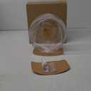 Niteangel Super-Silent Hamster Exercise Wheels - Quiet Spinner Hamster Running Wheels with Adjustable Stand for Hamsters Gerbils Mice Or Other Small Animals (M, Transparent)