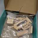 Kraftic Woodworking Building Kit for Kids and Adults, 2 Educational DIY Carpentry Construction Wood Model Kit Toy Projects for Boys and Girls  Build a Wooden Town Hall Birdhouse and Train