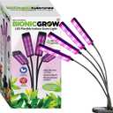 Bell+Howell Bionic Grow Grow Light for Indoor Plants 4 Heads Growing Lamp with 8 Brightness Settings, 3 Light Modes Including Full Spectrum UV Light Growing Plant Light As Seen On TV
