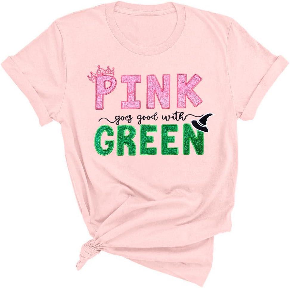 Woman Musical Movie Shirts Musical Girls Tee Birthday Gifts Fan Tee Casual Short Sleeve Tops (Pink, L)