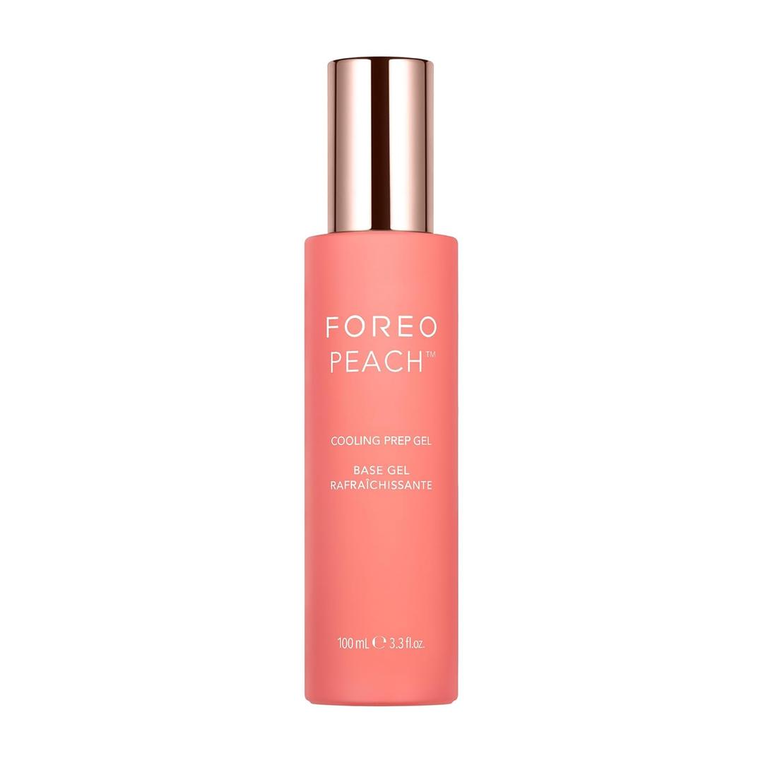 FOREO PEACH Cooling Prep Gel - Laser Hair Removal - Calming & Hydrating - 17 plant extracts, HA & Panthenol - Pain-free Hair Removal - During Treatment & Post- IPL Care - 3.3 fl.oz