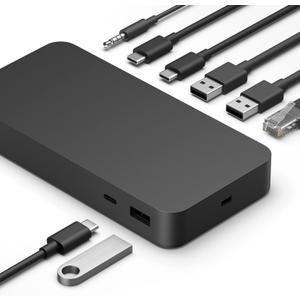 Microsoft Surface Thunderbolt 4 Dock - High-Speed Docking Station with Dual 4K Monitor Support