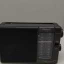 PRUNUS J03 AM FM Radio Portable Plug in Wall or AA Battery Operated for Home/Outdoor, Large Speaker Excellent Sound, Excellent Reception 19.5 ant, Large Tuning Knobs,Gifts for Seniors