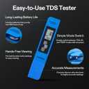 VIVOSUN Digital pH and TDS Meter Kits, 0.01pH High Accuracy Pen Type pH Meter ± 2% Readout Accuracy 3-in-1 TDS EC Temperature Meter for Hydroponics, Pool and Aquarium, Yellow Blue, UL Certified