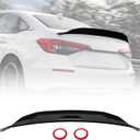 Rear Spoiler fit for Honda Civic 11th Gen Sedan 2022 2023 2024 2025 2026,Rear Trunk Spoiler Wing Lip,Car Exterior Rear Body Part Molding Cover Trim,ABS,Glossy Black