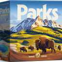 Keymaster Games Parks (2nd Edition) | Summit Deluxe | Beautiful Strategy Game for Families, Adults, Kids or Solo | Explore Nature and Outdoors by Hiking US National Parks | Ages 10+ | 1-5 Players