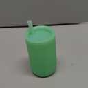 Sippy Cup for 6/6+ Month Old, Silicone Training Cup with Straw Lid, 7 oz Baby Cups 6-12 Months, for Infant and Toddlers (Lemon)