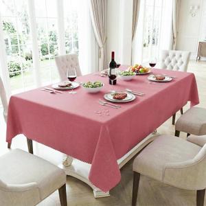HX&OD Rectangular Tablecloth Cationic Fabric Waterproof Stain Resistant Wrinkle-Resistant for Home/Decoration/Party/Buffet/Wedding/Dining Room/Camping