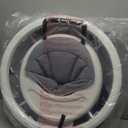 Baby Walker Foldable with 9 Adjustable Heights, Baby Walkers and Activity Center for Boys Girls Babies 6-12 Months, Baby Walker and Bouncer Combo with Wheels Portable Anti-Rollover