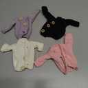 Bencailor 4 Pcs Winter Doll Sweater Clothes 11.5 Inch Doll Sweater Clothes Winter Outfits Knitted Clothing Accessories Outfit Fit for Dolls Decor(Bright Color)