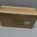 MyGift Hanging Metal Tennis Racquet and Tennis Ball Storage Basket Rack, Wall Mounted Racket Holder