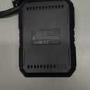 Portable Air Pump for Car Tires, 150 PSI Tire Inflator Cordless with LED Light, Auto Shut-off Air Compressor Bike Tire Pumps with Pressure Gauge for Car Bicycle Motorcycle Ball, Gifts for Men & Women (Black&orange)