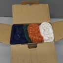 MIULEE Boho Farmhouse Throw Pillow Covers 18x18 Inch Set of 4 Summer Mordern Neutral Cushion Covers Soft Corduroy Nordic Home Decor for Couch Bed Sofa Living Room Blue-Yellow